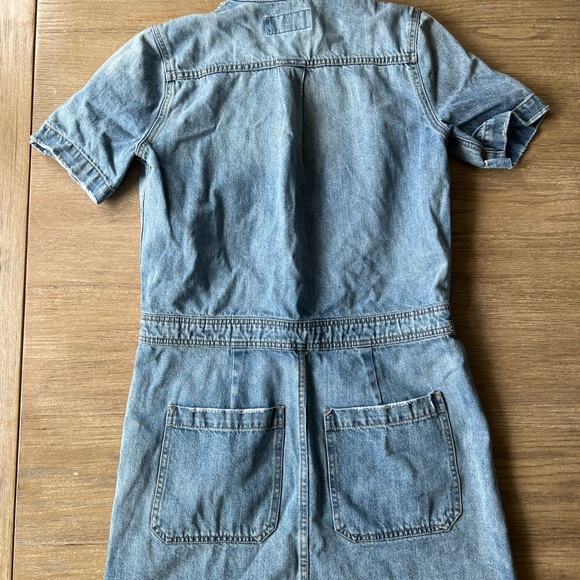 Lucky Brand woman’s denim drawstring jeans mini dress - Picture 9 of 14